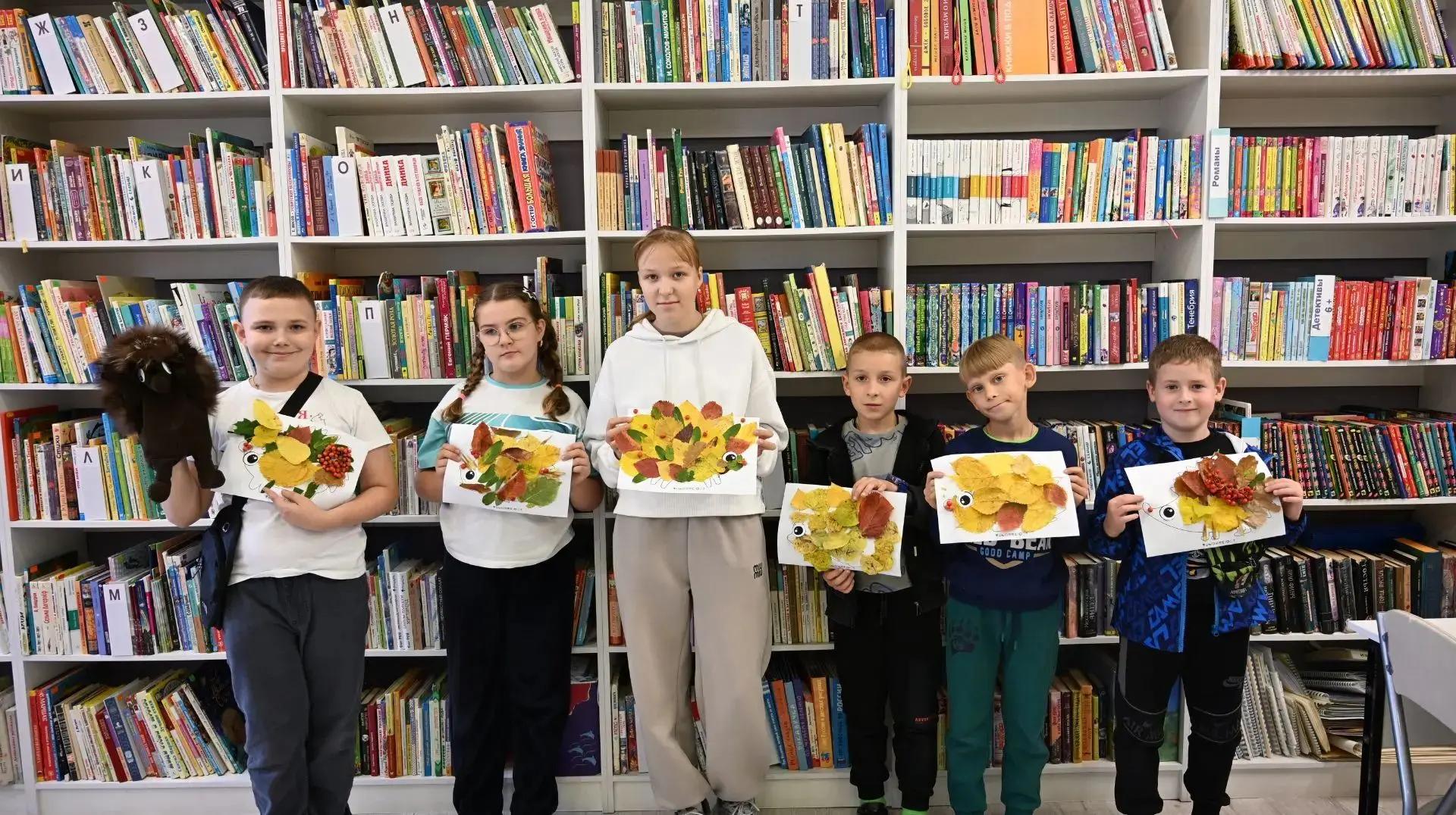 Мастеркласс «Аппликация ёжика из осенних листьев». 