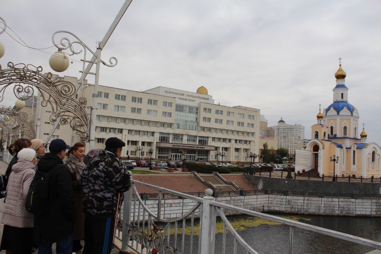 Прогулка с белой тростью Прогулка с белой тростью